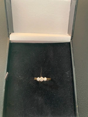 $1200 • Buy 18ct Yellow And White Gold Diamond Ring