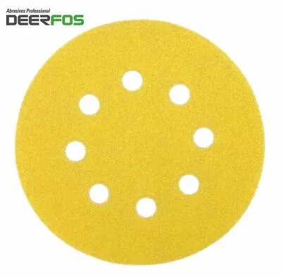 125mm 5  Sanding Discs Pads Orbital DA Sandpaper For Ryobi Makita Parkside Etc. • £4.90