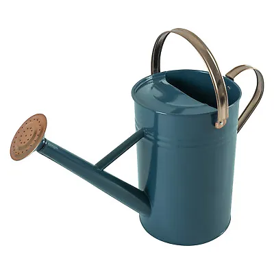 Woodside 4.5L Metal Garden And Plant Watering Can With Rose • £11.99