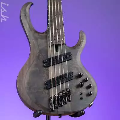 Ibanez BTB805MS Multi-Scale 5-String Bass Transparent Grey Flat • $1449.99