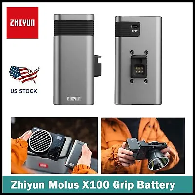 Zhiyun X100 Grip Battery For ZhiYun Molus X100 Pocket COB Light (Only Battery) • $106.20