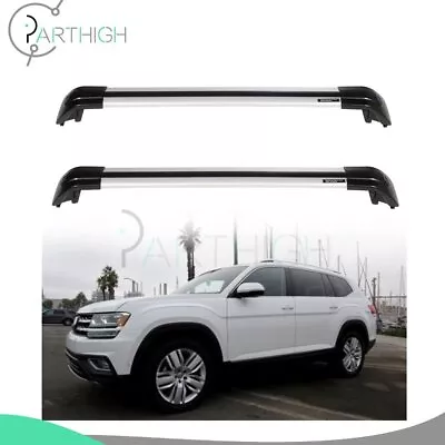 Aluminum Roof Rack Cross Bar Vehicle For VW Volkswagen Atlas 2018-2019 LUGGAGE • $68.55