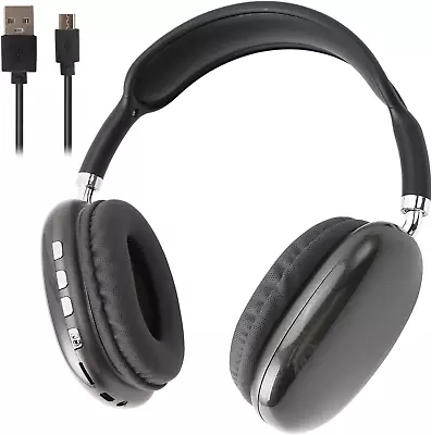 P9 Wireless Bluetooth Headphones With Noise Cancelling Over-Ear Stereo Earphones • £7.88