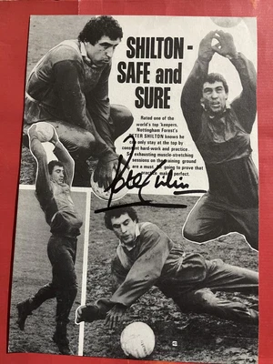 £9.99 • Buy Peter Shilton- Nottingham Forest Fc Signed Picture 