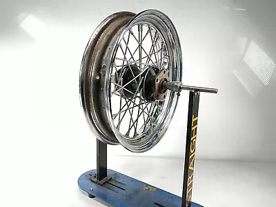 81 Harley Sportster 1000 XLH Rear Wheel Rim (Straight) T16x3.00 Rust • $195.09