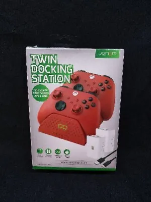 Venom Twin Docking Station With Batteries And Covers - Red - Brand New • £24.99