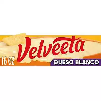 Velveeta Queso Blanco Melting Cheese Dip & Sauce 16 Oz Block • $15.75