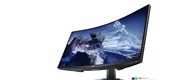 New Dell S3422DWG 34  Ultrawide WQHD 144Hz Curved 4K Monitor 3440x1440 - 1ms • $400