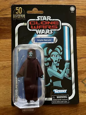 Star Wars The Vintage Collection VC217 Clone Wars Aayla Secura 2021 *SEALED* • $11.50