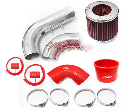 AirX Racing Red For 2PC 02-05 Cavalier Pontiac Sunfire 2.2L L4 Air Intake • $68