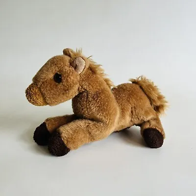 Nature Babies Aurora Soft Toy Cuddly Plush Chestnut Horse Pony Foal Animal 7” • £7.95