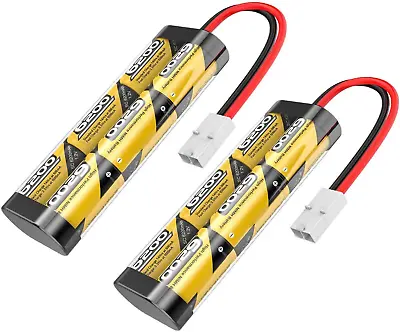 7.2V 6200Mah NIMH Battery For RC Cars 6-Cell Flat Rechargeable Battery Pack • $60.10