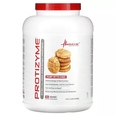 Protizyme Specialized Designed Protein Peanut Butter Cookie 4 Lb (1820 G) • $89.99