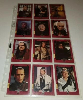 £9.99 • Buy Babylon 5 Season 4 Trading Card Chase Set S1-S12 (Skybox, 1998)