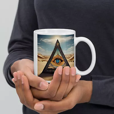 Masonic  All Seeing Eye  Coffee Mug – Exclusive Design For Freemasons • $21.75