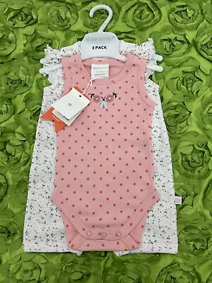 BNWT Marquise Girls Romper & Bodysuit  Apricot Colour-way Size 000 0-3 Months • $21.50