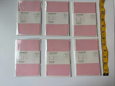 Miniature Moleskin Notebooks Set Of 6 Pink • $5.95