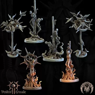 $136.20 • Buy  Crusade Tortured Victims  Penitent Crusade SCATTER Terrain RPG, D&D, LOT Of 6