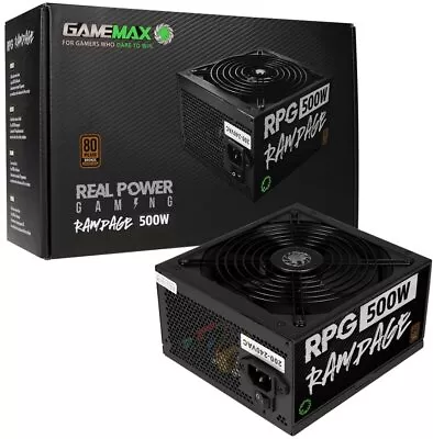 £34.63 • Buy GameMax RPG Rampage 500W Power Supply 80 Plus Bronze