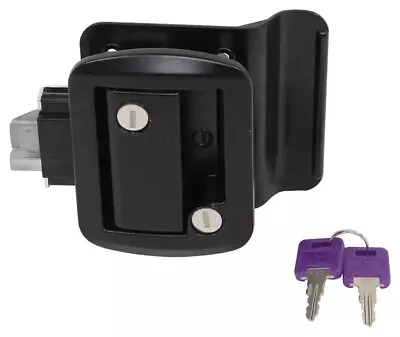 Black RV Paddle Entry Door Lock Latch Handle Knob Deadbolt Camper Trailer Global • $34.95