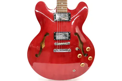 EPIPHONE - DOT/CH 2009 Cherry Semi-Hollow Guitar W/Gig Bag • $319.99