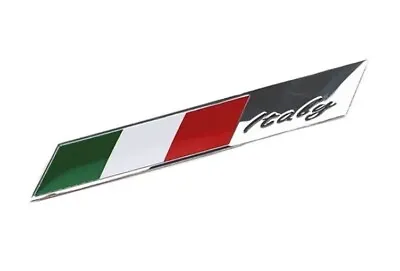 Italy Flag Boot Fender Badge Emblem For Alfa Romeo Maserati Abarth Fiat Ferrari • $9.99