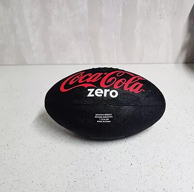 NEW RARE COLLECTABLE Coca Cola Zero RUGBY LEAGUE Promotional Rubber Football • $59