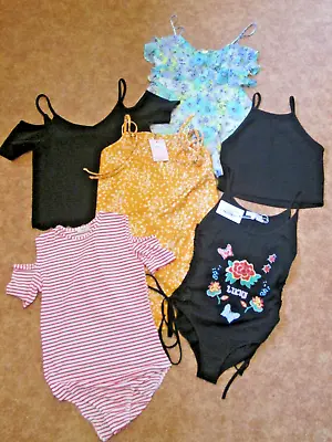 Ladies Clothes Bundle Size 10 - 6 Items 2 Tops Slip Dress Playsuit 2 Bodies • £7.99