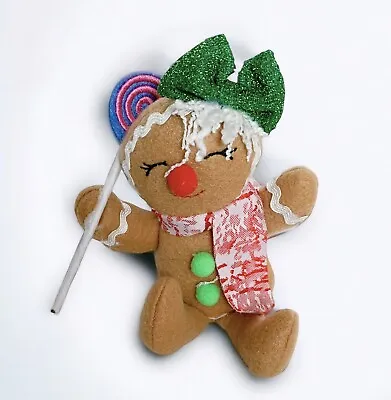 TK Maxx Christmas Gingerbread Holding Lollipop Tree Hanging Decoration • £9.99