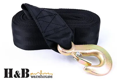 $19.95 • Buy Boat Trailer Hand Winch Strap Replacement 8M X 50MM Up To 3200LBS