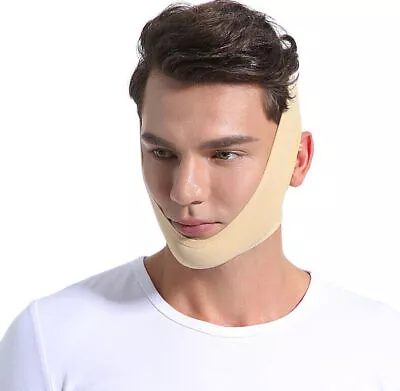 Beauty Face Slim V-Line Up Mask Chin Cheek Neck Lift Up Thin Belt Strap Band USA • £6.89