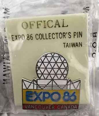 Vancouver Canada EXPO 86 Geodesic Dome  Pin Science World Telusphere. New. • $39.24