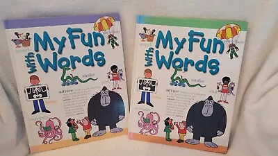 My Fun With Words Children's Dictionary Set 2 Hardcover Illustrated Books Ertel • $10.99