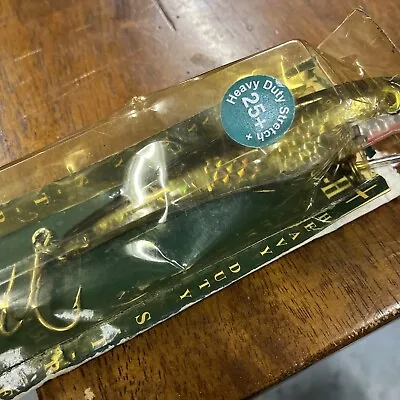 Mann's Stretch 25+ Heavy Duty Tolling Bait  Saltwater Lure Silver/Gold Vtg • $18.88