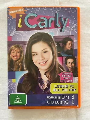 ICarly - Leave It All To Me Season 1 Volume 1 DVD • £8.03