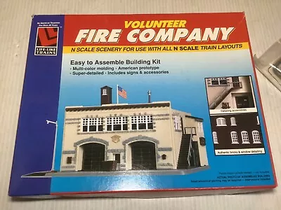 WALTHERS Life-Like 433-7483 1/160 N Scale VOLUNTEER FIRE COMPANY Building Kit • $23.50
