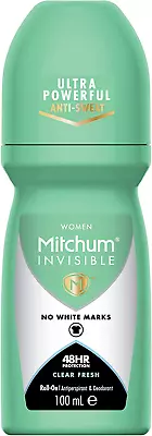 £2.60 • Buy Mitchum Invisible Women 48HR Protection Roll On Deodorant & Anti-Perspirant,