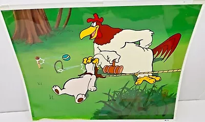 Warner Bros Cel Foghorn Leghorn Barnyard Dog Lets Play Croquet Special Proof • $1085