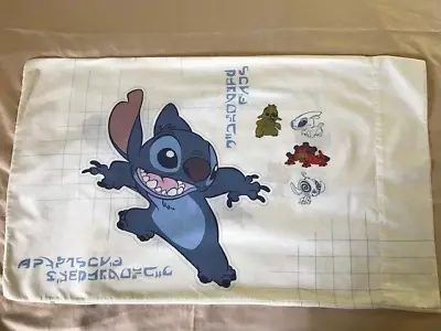 Lilo & Stitch Standard Pillow Case Vintage From Disney Stitch The Movie 2003 • $16.99