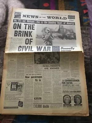 News Of The World Newspaper 07.04.68 Last Exit To Brooklyn Banning Censorship  • £15