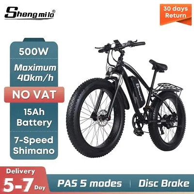$1250 • Buy 26  Electrical Bike 1000W E Mountain Bike 17Ah Ebikes Snow Bike Commuter Moped