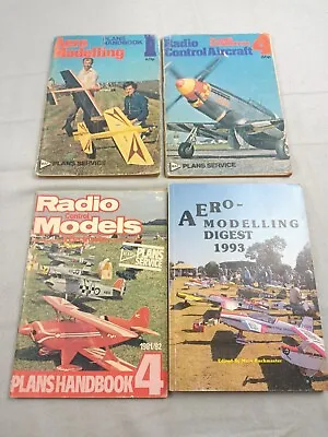 Vintage Radio Control Model Aircraft Plans Handbooks X 3 & Modelling Digest 1993 • $29.95