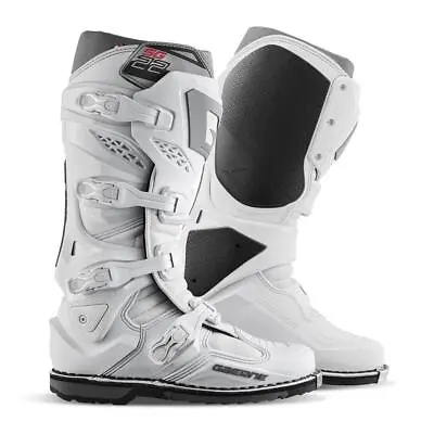 Gaerne Sg22 Mx Motocross Off-road Boots White Off-road Mx Quad Atv • £558