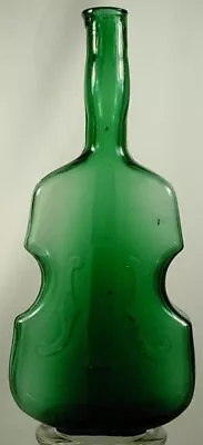 Vintage Green Violin Figural Bottle • $24.99