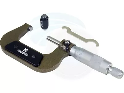25-50mm External Metric Gauge Micrometer Machinist Measuring Tool Case • $28.14