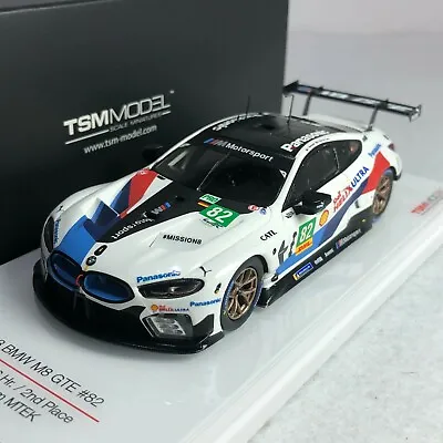 1/43 TSM BMW M8 GTE WEC Fuji 6hr 2nd Place Team MTEK 2018 TSM430437 • $94.99