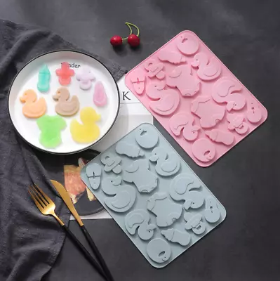 Baby Shower Series Silicone Fondant Cake Mould Sugar Craft Chocolate Baking Tool • £5.29