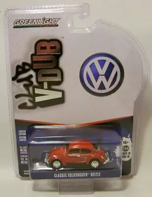 Vw Volkswagen Classic Beetle Bug Dark Red V-dub R18 Greenlight Diecast 2024 • $6.95