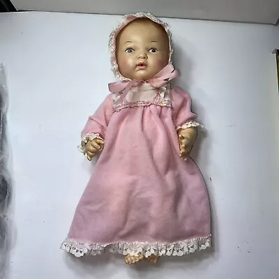 Horsman Baby Doll 12”. Brown Hair  Vintage • $9.99