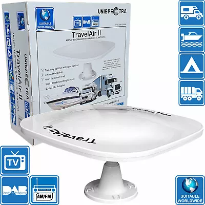 £71.17 • Buy  Motorhome Caravan Boat Digital Omni Directional Hd Tv Fm Dab Aerial Freeview